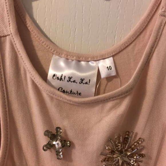 Ooh La La! Couture Pink Carrie Starts Girl Dress Size 10 - Picture 3 of 3